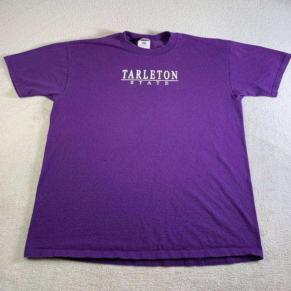 Jerzees Other - Vintage Tarleton State Shirt Mens Large Purple College‎ Graphic Jerzees USA 90s